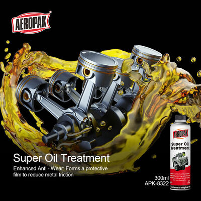 Aeropak 300ml Aerosol Eco-friendly Tin-Plate Car Care Super Oil Treatment Engine Motor Cleaner Fuel Additives