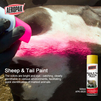 Professional 500ml Livestock Breeding Estrous Marker Spray Paint Wholesale Private Label Heat Detection Tail Marking Premium