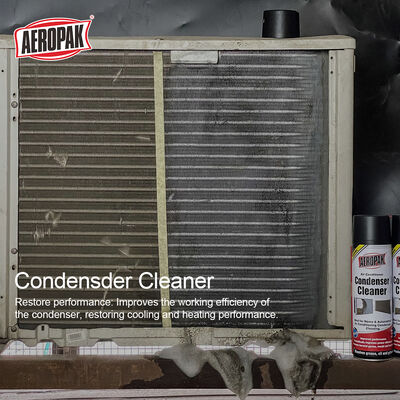 Aeropak 500ML Fast-Acting Aerosol Condenser Cleaner Foam-Type for All Condensers Removes Oil and Dirt