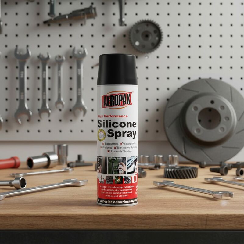 AEROPAK Silicone Spray 500ml for for Automotive Household