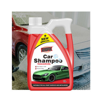 Aeropak 1000 ml Αρωματικό λεμόνι Σαμπουάν αυτοκινήτου υψηλής αφρώδους περιεκτικότητας σε πλαστικό μπουκάλι Καθαριστικό πλυντηρίου οχημάτων