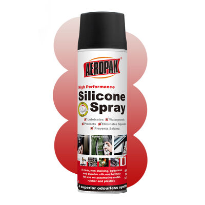 Aeropak 500ml Aerosol OEM Υψηλής Απόδοσης Σιλικόνης Σπρέι Βασικό Έλαιο Βιομηχανική Χρήση
