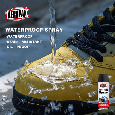 Aeropak Aerosol Spray 120g Λευκοσίδηρος Αδιάβροχη Αδιάβροχη Υγρή Επικάλυψη για Παπούτσια Ρούχα Δερμάτινο ύφασμα Λήξη 3 ετών