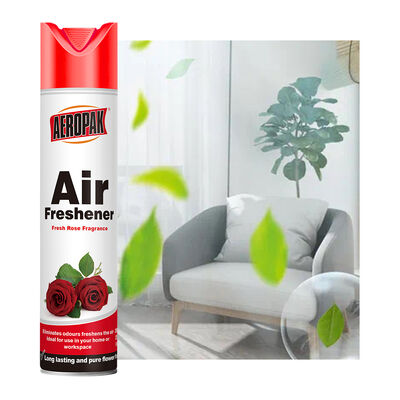 Aeropak 330ml Περιβαλλοντικώς φιλικό αερολύσιμο Rose Scent Air Freshener Spray για οικιακή και οδική χρήση σε εσωτερικούς χώρους