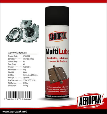 Αέριο λιπαντικού Aeropak Anti Rust
